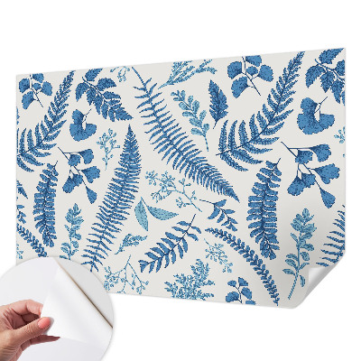 Fotobehang voor de kinderkamer Botanische patronen