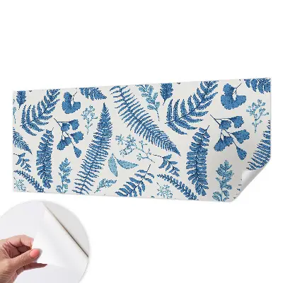 Fotobehang voor de kinderkamer met botanische patronen