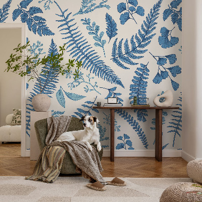 Fotobehang voor de kinderkamer Botanische patronen