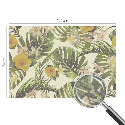 Fotobehang tienerkamer Exotische flora