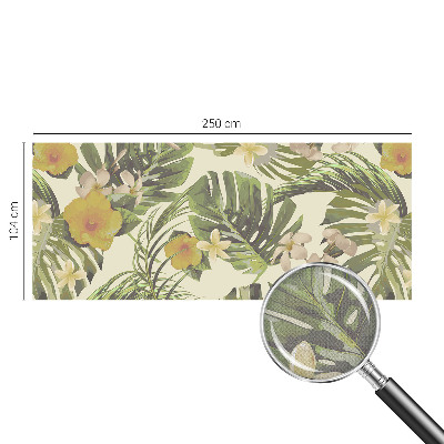 Fotobehang tienerkamer Exotische flora