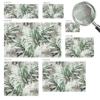 Fotobehang zelfklevend Aquarelbladeren