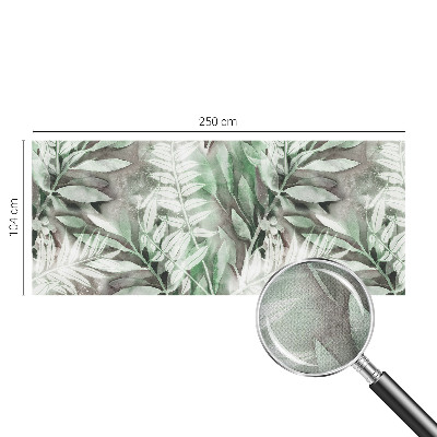 Fotobehang zelfklevend met aquarelbladeren