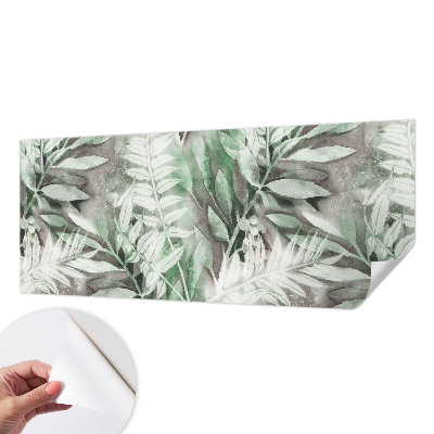 Fotobehang zelfklevend Aquarelbladeren