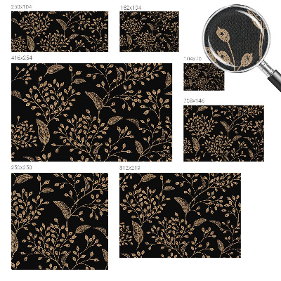 Zelfklevend fotobehang op maat Botanische elegantie