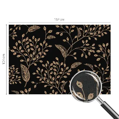 Zelfklevend fotobehang op maat met een botanisch elegant motief