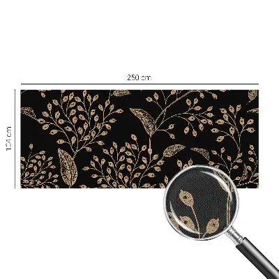 Zelfklevend fotobehang op maat met een botanisch elegant motief