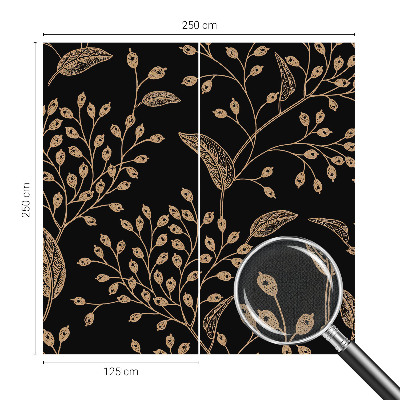 Zelfklevend fotobehang op maat Botanische elegantie