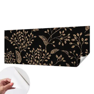 Zelfklevend fotobehang op maat met een botanisch elegant motief