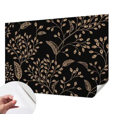 Zelfklevend fotobehang op maat met een botanisch elegant motief