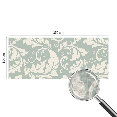 3D fotobehang Decoratieve bladeren