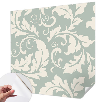 3D fotobehang Decoratieve bladeren