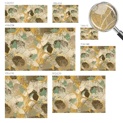 Fotobehang kinderkamer met botanisch ontwerp