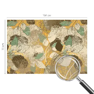 Fotobehang kinderkamer met botanisch ontwerp