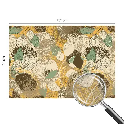 Fotobehang kinderkamer met botanisch ontwerp