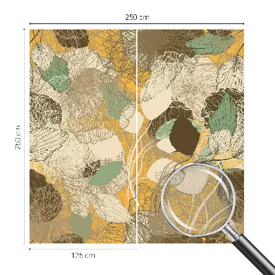 Fotobehang kinderkamer met botanisch ontwerp