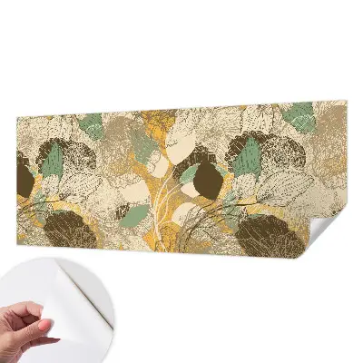 Fotobehang kinderkamer met botanisch ontwerp