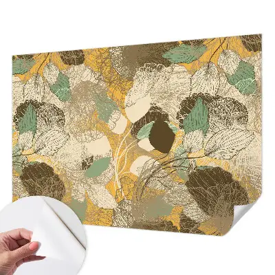 Fotobehang kinderkamer met botanisch ontwerp