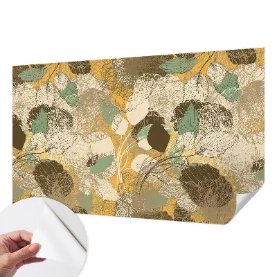 Fotobehang kinderkamer met botanisch ontwerp