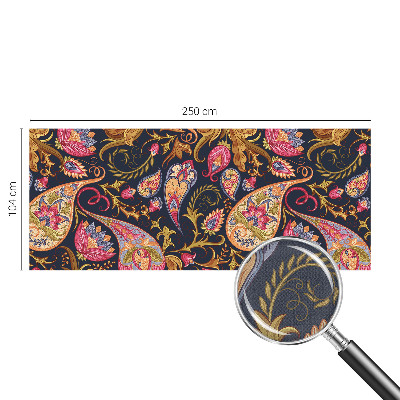 Fotobehang voor kinderkamer met een kleurrijk paisley-patroon