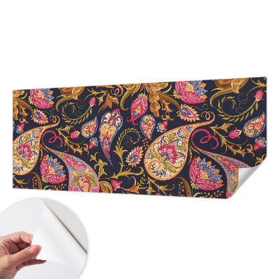 Fotobehang voor kinderkamer met een kleurrijk paisley-patroon