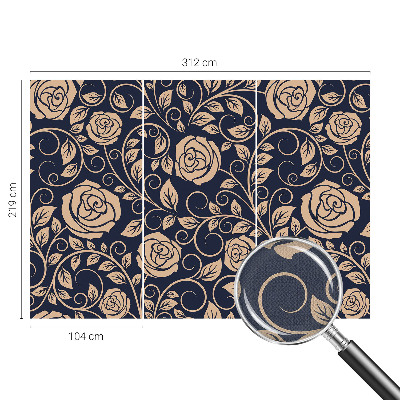 Fotobehang babykamer Romantische bloemen