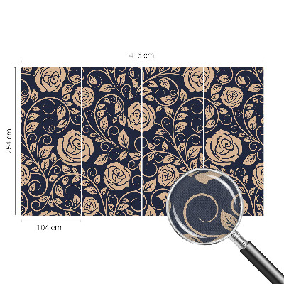 Fotobehang babykamer Romantische bloemen