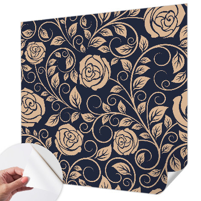 Fotobehang babykamer Romantische bloemen