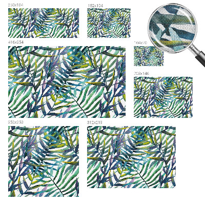 Fotobehang voor de kinderkamer Exotische vegetatie