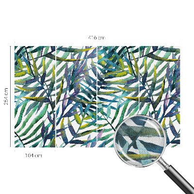 Fotobehang voor de kinderkamer Exotische vegetatie