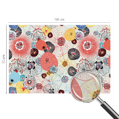 Fotobehang zelfklevend Kleurrijke bloemen