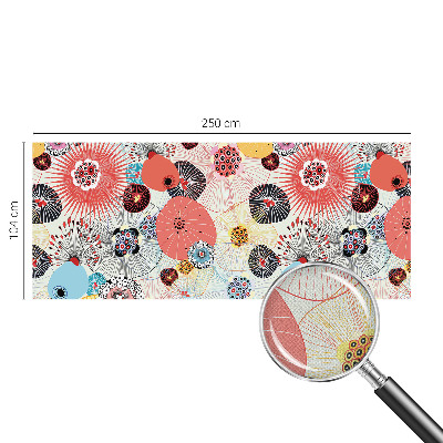 Fotobehang zelfklevend Kleurrijke bloemen