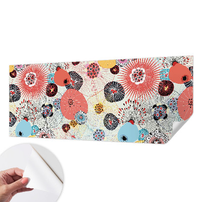 Fotobehang zelfklevend Kleurrijke bloemen