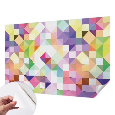 Zelfklevend fotobehang met kleurrijke vormen