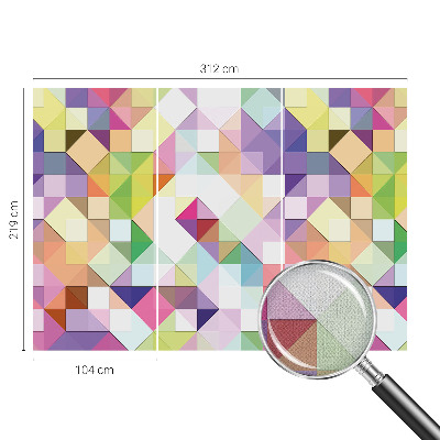 Zelfklevend fotobehang Kleurrijke vormen