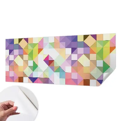 Zelfklevend fotobehang met kleurrijke vormen