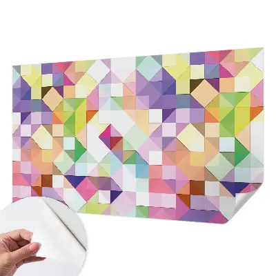 Zelfklevend fotobehang met kleurrijke vormen