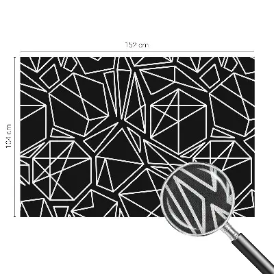 Zelfklevend fotobehang op maat met een moderne abstracte print