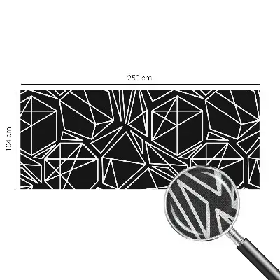 Zelfklevend fotobehang op maat met een moderne abstracte print