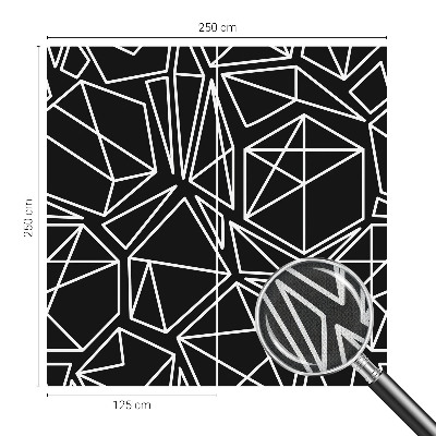 Zelfklevend fotobehang op maat Moderne abstractie