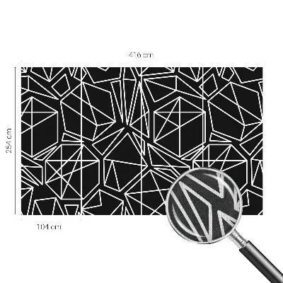 Zelfklevend fotobehang op maat met een moderne abstracte print