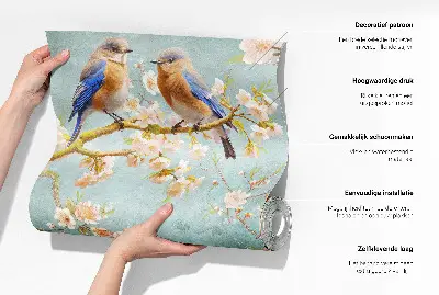 Zelfklevend fotobehang op maat met een moderne abstracte print