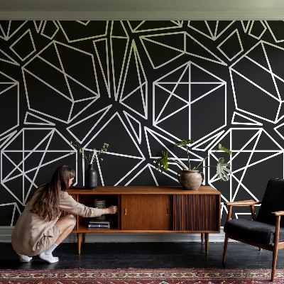 Zelfklevend fotobehang op maat Moderne abstractie