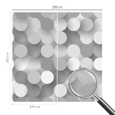 Foto behang voor de kinderkamer Grijze cirkels