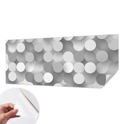 Foto behang voor de kinderkamer met grijze cirkels