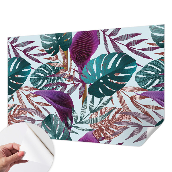 Fotobehang voor kinderkamer Tropische compositie