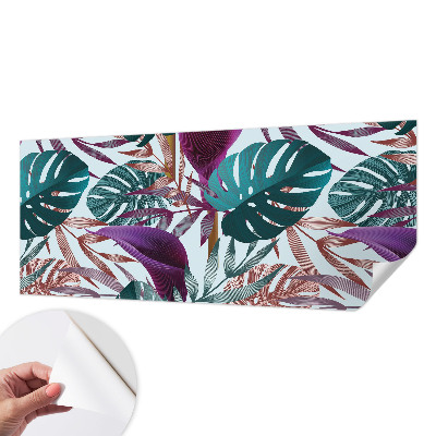 Fotobehang voor kinderkamer met een tropische compositie