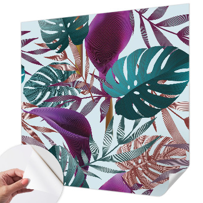 Fotobehang voor kinderkamer Tropische compositie