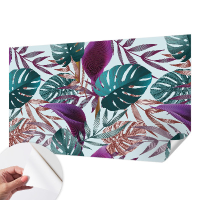 Fotobehang voor kinderkamer Tropische compositie