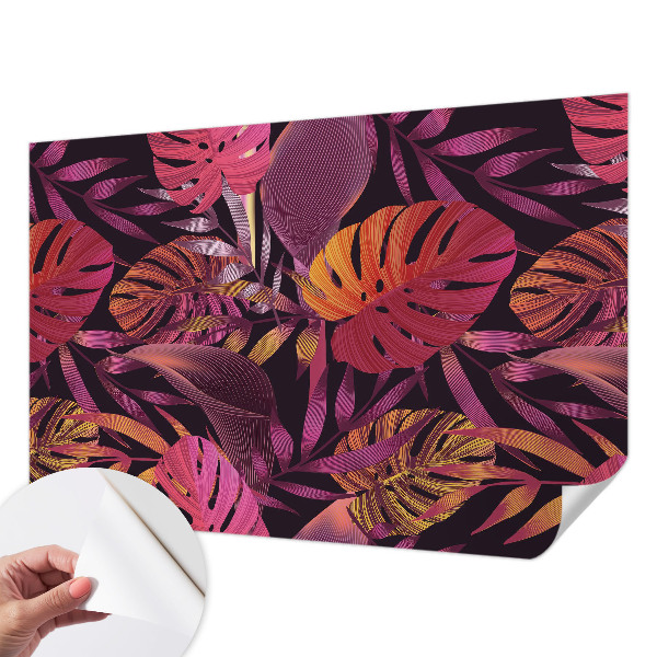 3D fotobehang Exotische bladeren